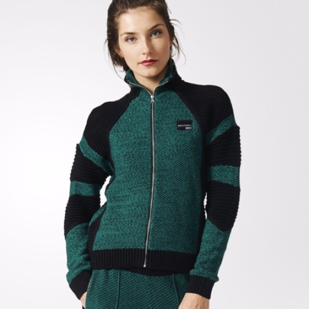 Adidas Equipment Green Sweater Jacket